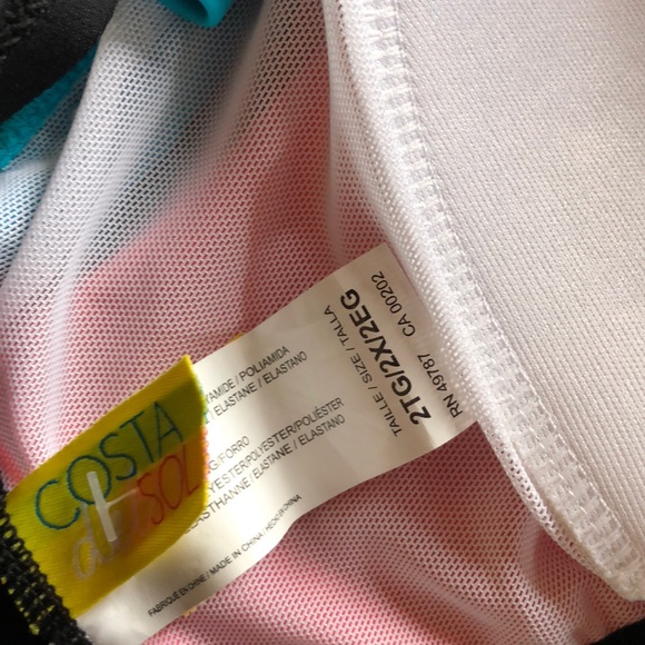 SALE! Costa Del Sol Plus Size Bikini Top - Picture 4 of 4